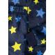 Pyžamo hviezdy fleec , Velikost - 80/86 , Barva - Tmavo modrá-2