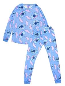 Pyžamo pre dospelých Lilo a Stitch , Dospělé velikosti - S , Barva - Modrá