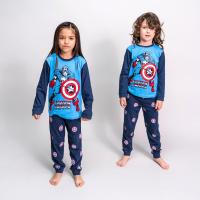 Pyžamo Kapitán Amerika Avengers , Velikost - 98 , Barva - Modrá