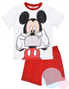 PYŽAMO Mickey Disney , Barva - Bielo-červená