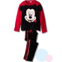 Pyžamo MICKEY - fleec , Dospělé velikosti - M , Barva - Černo-červená