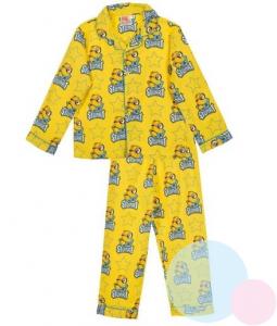 PYŽAMO Mimoni - flanelové , Barva - Žltá