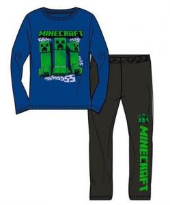 PYŽAMO Minecraft , Velikost - 152 , Barva - Černo-modrá