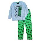 PYŽAMO Minecraft , Velikost - 140 , Barva - Šedo-zelená