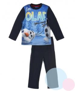 Pyžamo Olaf fleec , Barva - Tmavo modrá