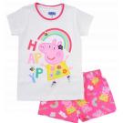 PYŽAMO PEPPA PIG , Velikost - 92 , Barva - Bílo-růžová