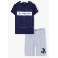 PYŽAMO PLAYSTATION , Velikost - 128 , Barva - Šedo-modrá