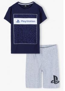 PYŽAMO PLAYSTATION , Velikost - 128 , Barva - Šedo-modrá