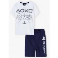 PYŽAMO PLAYSTATION , Velikost - 134 , Barva - Bielo-modrá