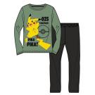 Pyžamo Pokémon pika pika , Velikost - 140 , Barva - Černo-zelená