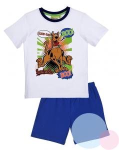 Pyžamo Scooby Doo , Barva - Bielo-modrá