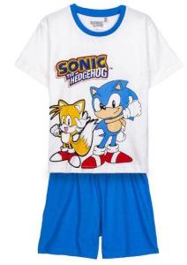 Pyžamo Sonic , Velikost - 152 , Barva - Bielo-modrá
