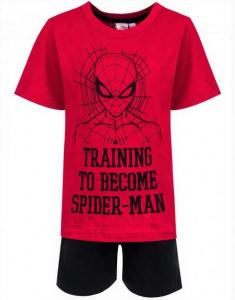 Pyžamo Spiderman , Velikost - 104 , Barva - Červeno-černá