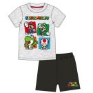 Pyžamo Super Mario , Velikost - 110 , Barva - Černo-šedá