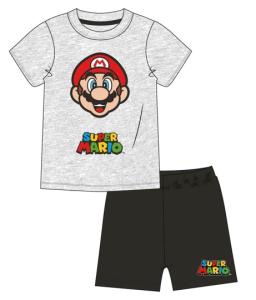 Pyžamo Super Mario , Velikost - 110 , Barva - Černo-šedá
