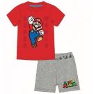 Pyžamo Super Mario , Velikost - 140 , Barva - Červeno-šedá