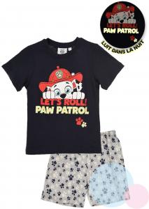 Pyžamo Paw Patrol svietiace , Barva - Modro-šedá
