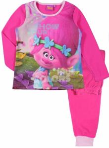 Pyžamo Trollové fleec , Barva - Ružová