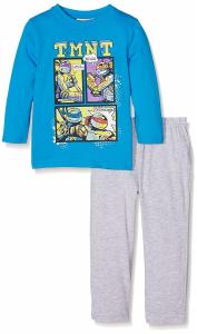 Pyžamo Ninja Korytnačky , Velikost - 98 , Barva - Šedo-modrá