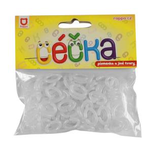 Retro céčka svítící 150 ks , Barva - Biela