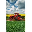 Uteráčik Červený Traktor , Barva - Červená , Rozměr textilu - 30x50