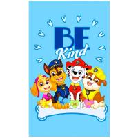 Ručník Tlapková Patrola Be Kind , Barva - Světlo modrá , Rozměr textilu - 30x50