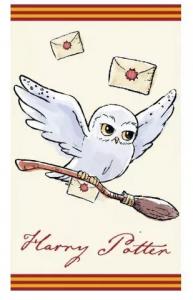 UTERÁK HARRY POTTER , Barva - Béžová , Rozměr textilu - 30x50
