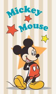 Ručník Hvězda Mickey Mouse 30x50 cm , Barva - Béžová , Rozměr textilu - 30x50
