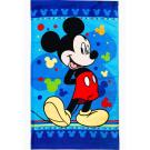 Ručník Mickey Mouse , Barva - Modrá , Rozměr textilu - 30x50