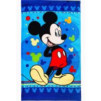 Ručník Mickey Mouse , Barva - Modrá , Rozměr textilu - 30x50