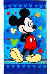 Ručník Mickey Mouse , Barva - Modrá , Rozměr textilu - 30x50