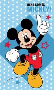 Uterák Mickey hviezdičky , Barva - Modrá , Rozměr textilu - 30x50