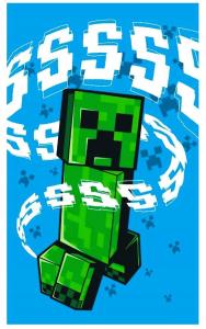 RUČNÍK MINECRAFT , Barva - Modrá , Rozměr textilu - 30x50