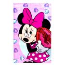 Uterák Minnie srdce , Barva - Ružová , Rozměr textilu - 30x50