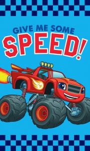 Uterák Plamienok a Štvorkoláci Speed , Rozměr textilu - 30x50