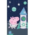 Ručník Prasátko Pepina Tomík Astronaut , Barva - Tmavo modrá , Rozměr textilu - 30x50
