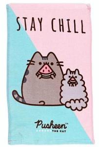 Ručník Pusheen Stay Chill , Barva - Tyrkysová , Rozměr textilu - 30x50