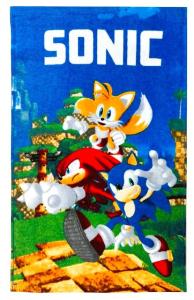 Ručník Sonic přátelé , Barva - Modrá