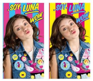 Uterák Soy Luna Wow , Barva - Žltá , Rozměr textilu - 35x65