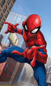 Uterák Spiderman , Barva - Modro-červená , Rozměr textilu - 30x50