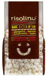 Ryžové cestoviny kolienka RISOLINO , Velikost balení - 300g