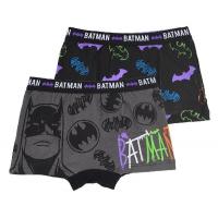 Boxerky Batman 2ks , Velikost - 92/98 , Barva - Šedá