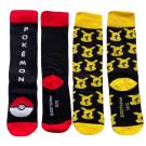 Ponožky Pokémon 2ks , Velikost ponožky - 39-42 , Barva - Čierna