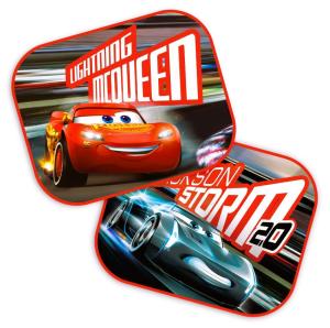 SADA 2 KS SLUNEČNÍ CLONA CARS , Barva - Černo-červená