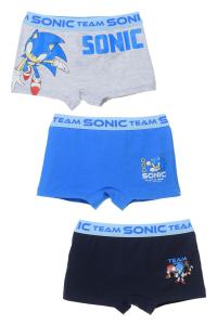 Sada 2 Ks Boxerky Sonic Zlaté Kroužky , Barva - Barevná