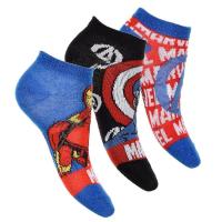 Ponožky Avengers 3 ks , Velikost ponožky - 23-26 , Barva - Barevná