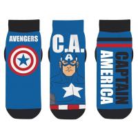 Ponožky Avengers 3ks , Velikost ponožky - 23-26 , Barva - Modrá