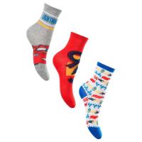 Ponožky Cars 3 kusy , Velikost ponožky - 23-26 , Barva - Barevná