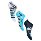 Ponožky Ľadové Kráľovstvo 3 kusy , Velikost ponožky - 23-26 , Barva - Modrá