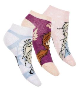 Ponožky Ľadové Kráľovstvo 3 ks , Velikost ponožky - 23-26 , Barva - Barevná